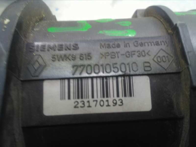 Recambio de caudalimetro para renault laguna (b56) 1.9 dti diesel cat referencia OEM IAM 7700105010B 5WK9615 SIEMENS