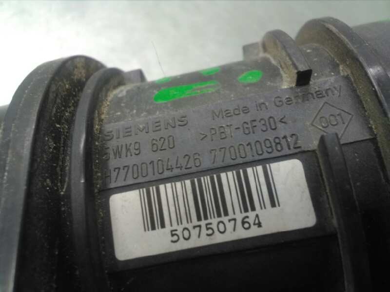 Recambio de caudalimetro para renault laguna (b56) 1.9 dci diesel cat referencia OEM IAM H7700104426 5WK9620 SIEMENS