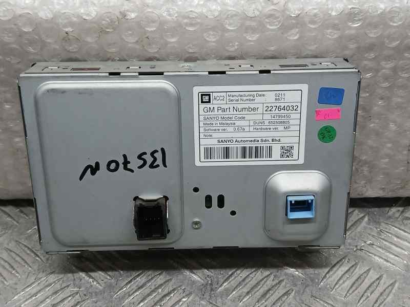 Recambio de sistema navegacion gps para opel astra j sports tourer sport referencia OEM IAM 22764032 14799450 SANYO