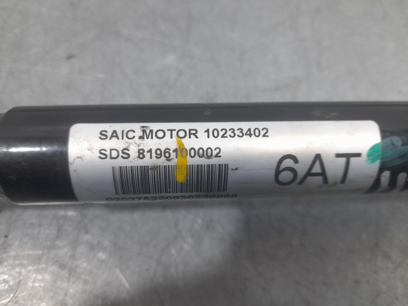 Recambio de transmision delantera derecha para mg zs suv (azs1) 1.0 t-gdi referencia OEM IAM 10233402  