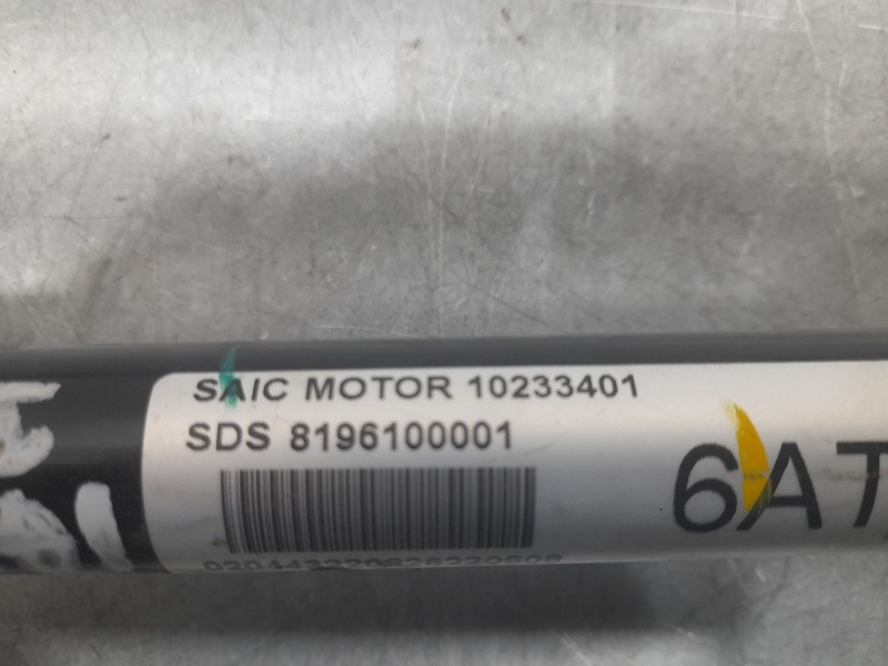 Recambio de transmision delantera izquierda para mg zs suv (azs1) 1.0 t-gdi referencia OEM IAM 10233401  