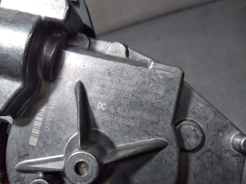 Recambio de motor limpia trasero para renault clio v experience referencia OEM IAM A4538205800 0390205080 BOSCH