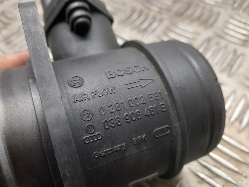 Recambio de caudalimetro para skoda octavia berlina (1z3) elegance referencia OEM IAM 038906461B 0281002531 BOSCH