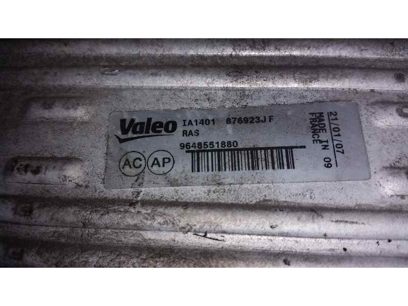 Recambio de intercooler para citroën c4 grand picasso avatar referencia OEM IAM 876923JF 9648551880 VALEO