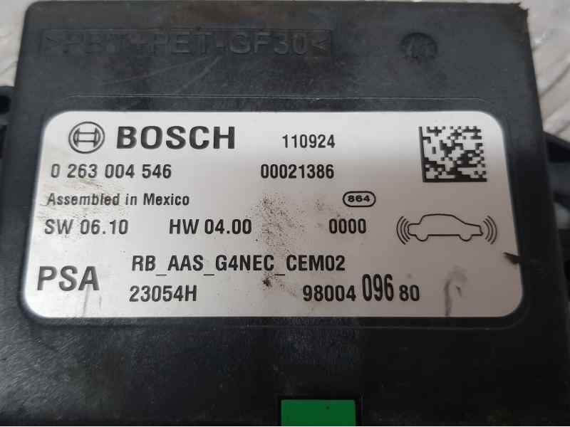 Recambio de modulo electronico para peugeot 508 sw active referencia OEM IAM 9800409680 0263004546 BOSCH