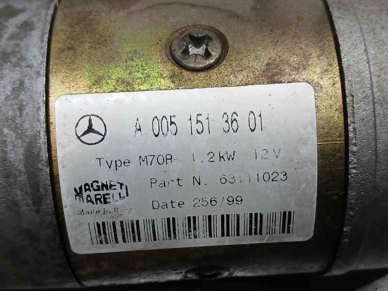 Recambio de motor arranque para mercedes-benz clase clk (w208) coupe 230 compressor (208.347) referencia OEM IAM A0051513601 631