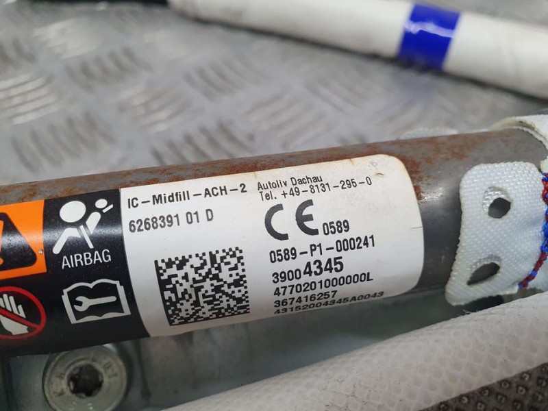 Recambio de airbag cortina delantero izquierdo para opel corsa e edition referencia OEM IAM 39004345 367416257 