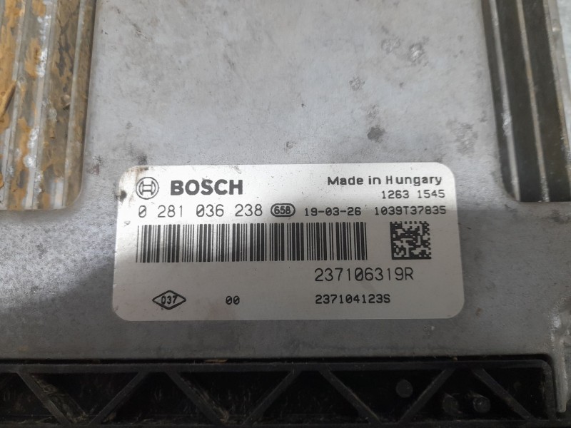 Recambio de centralita motor uce para renault clio iv (bh_) 1.5 dci 90 referencia OEM IAM 237106319R  