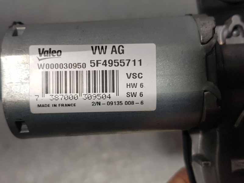 Recambio de motor limpia trasero para seat leon (5f1) style referencia OEM IAM 5F4955711 W000030950 VALEO