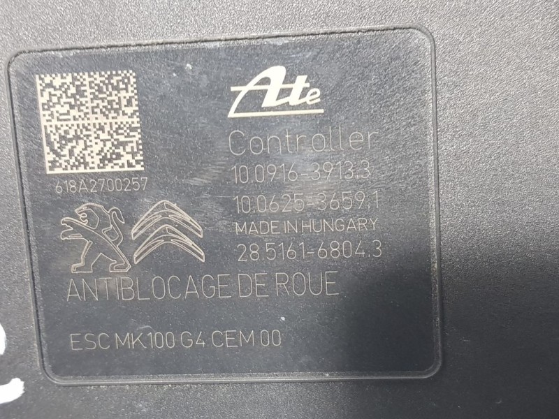 Recambio de abs para peugeot 208 access referencia OEM IAM 9822654880 10022012064 ATE