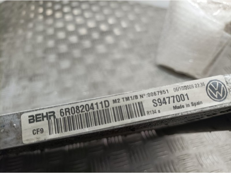 Recambio de condensador / radiador aire acondicionado para seat ibiza (6j5) reference referencia OEM IAM 6R0820411D S9477001 BEH