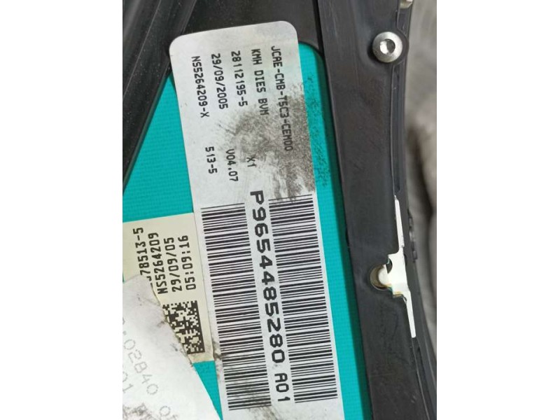 Recambio de cuadro instrumentos para peugeot 307 break / sw (s1) break xs referencia OEM IAM 9654485280 NS5264208X SAGEM
