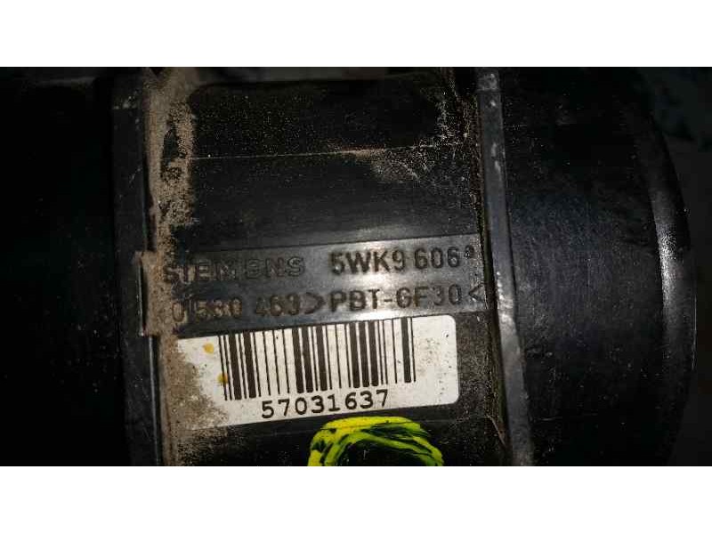 Recambio de caudalimetro para opel astra h berlina elegance referencia OEM IAM 5WK9606 0530463 SIEMENS