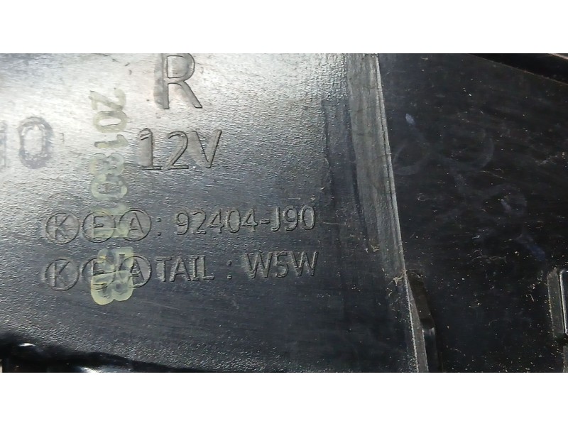 Recambio de piloto trasero derecho interior para hyundai kona (os, ose, osi) 1.0 t-gdi referencia OEM IAM 92404J9000  