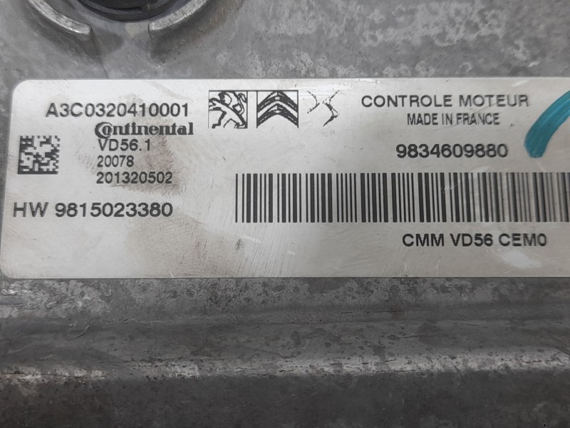 Recambio de centralita motor uce para citroën c5 aircross (ac_, aj_, ar_, a4_) 1.2 puretech 130 (arhnsj) referencia OEM IAM HW98