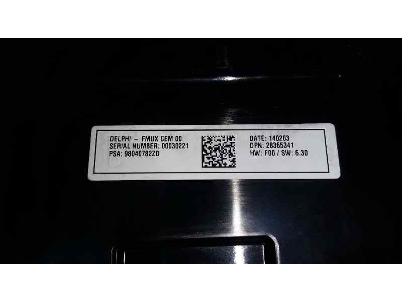 Recambio de mando climatizador para citroën c4 lim. collection referencia OEM IAM 28365341 98040782ZD DELPHI