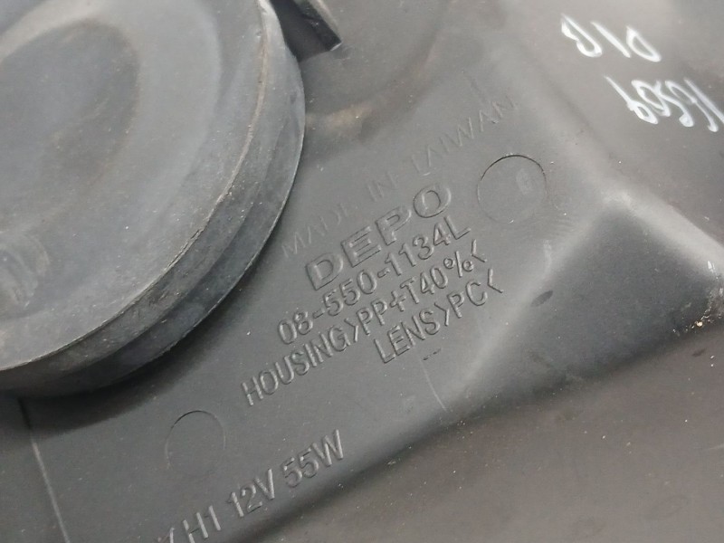 Recambio de faro izquierdo para peugeot 407 (6d_) 1.6 hdi 110 (6d9hzc, 6d9hyc) referencia OEM IAM 620890 DEPO ROZADO FUERA DE OR