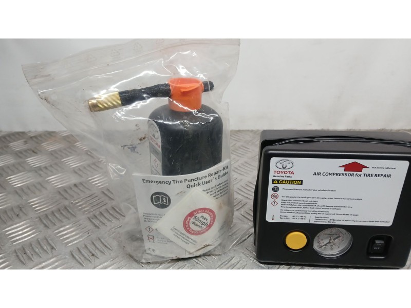 Recambio de compresor inflado de neumaticos para toyota auris hybrid active referencia OEM IAM D88696 TERRAS 14708229