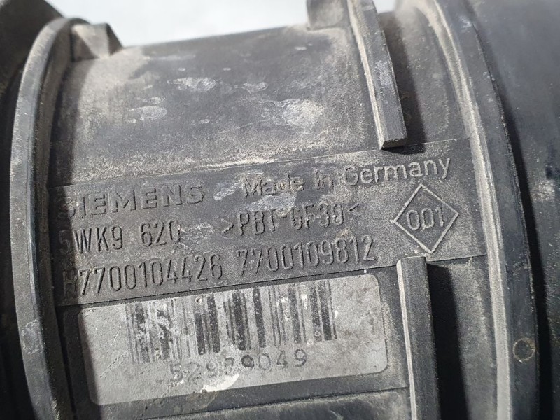 Recambio de caudalimetro para renault megane i fase 2 berlina (ba0) 1.9 dti rt referencia OEM IAM 7700104426 5WK9620 SIEMENS
