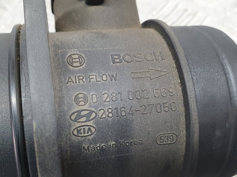 Recambio de caudalimetro para kia cerato 2.0 ex crdi berlina (4-ptas.) referencia OEM IAM 2816427050 0281002669 BOSCH