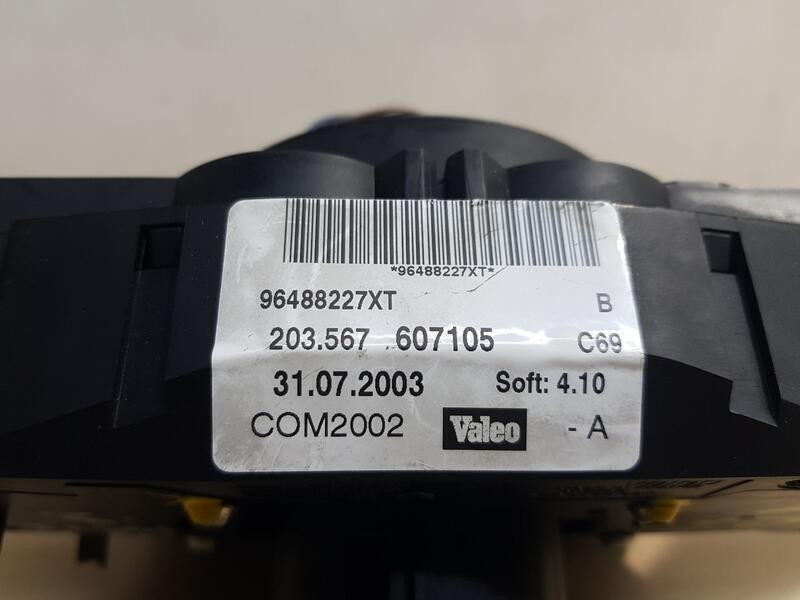 Recambio de mando luces y limpia para citroën c3 1.4 hdi 16v exclusive referencia OEM IAM 96488227XT VALEO 607105