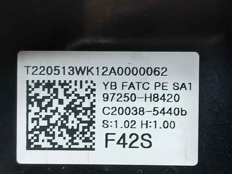 Recambio de mando climatizador para kia stonic (ybcuv) concept referencia OEM IAM 97250H8420 C200385440B 