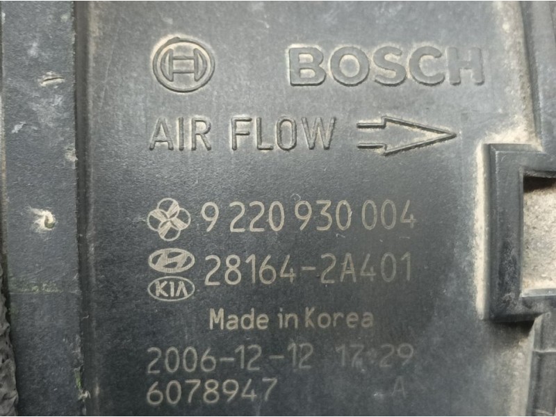 Recambio de caudalimetro para kia cee´d concept referencia OEM IAM 281642A401 9220930004 BOSCH