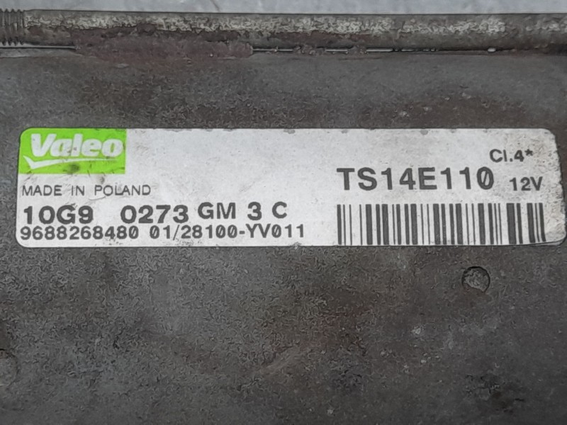 Recambio de motor arranque para citroën c3 picasso (sh_) 1.6 hdi referencia OEM IAM 968826848001 TS14E110 VALEO
