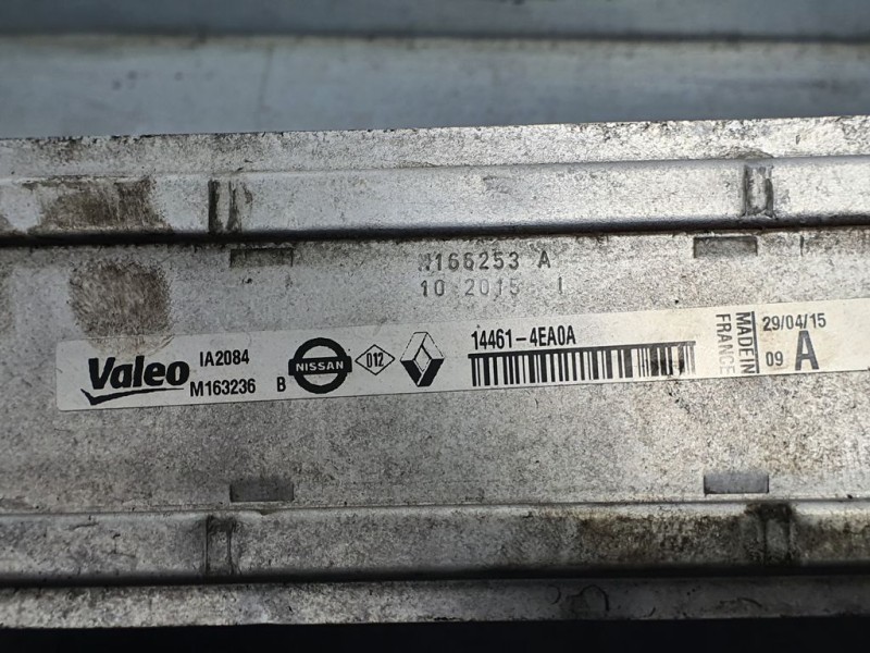 Recambio de intercooler para nissan qashqai (j11) n-tec referencia OEM IAM 144614EA0A M163236B VALEO