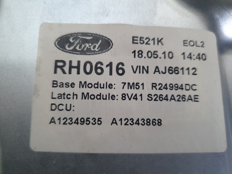 Recambio de elevalunas trasero derecho para ford kuga (cbv) titanium referencia OEM IAM 7M51R24994DC  ELECTRICO