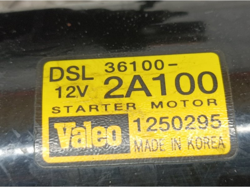 Recambio de motor arranque para kia cee´d concept referencia OEM IAM 361002A100 1250295 VALEO