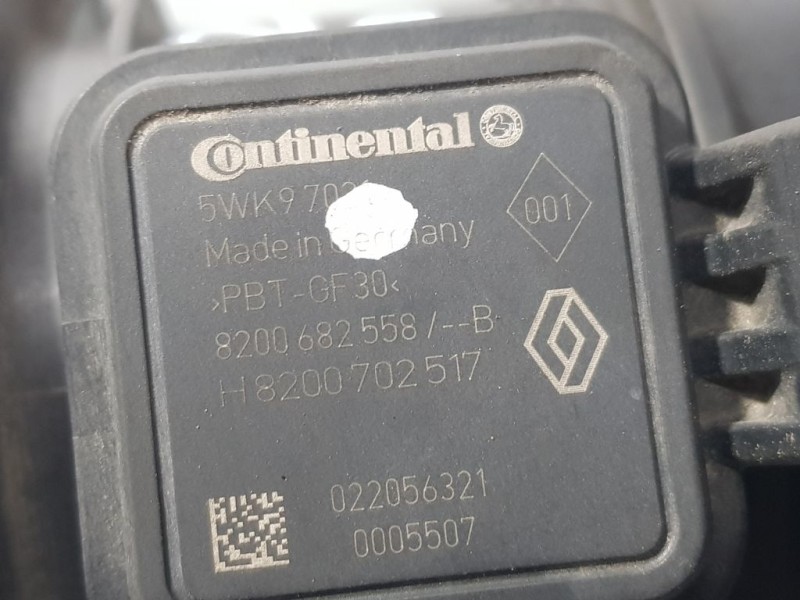 Recambio de caudalimetro para renault clio iv expression referencia OEM IAM 8200682558B 5WK97021 CONTINENTAL
