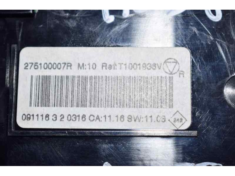 Recambio de mando climatizador para renault megane iii berlina 5 p dynamique referencia OEM IAM T1001936V 091116320316 VALEO