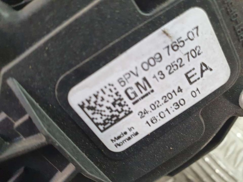 Recambio de potenciometro pedal para opel astra j lim. cosmo referencia OEM IAM 13252702 6PV00976507 
