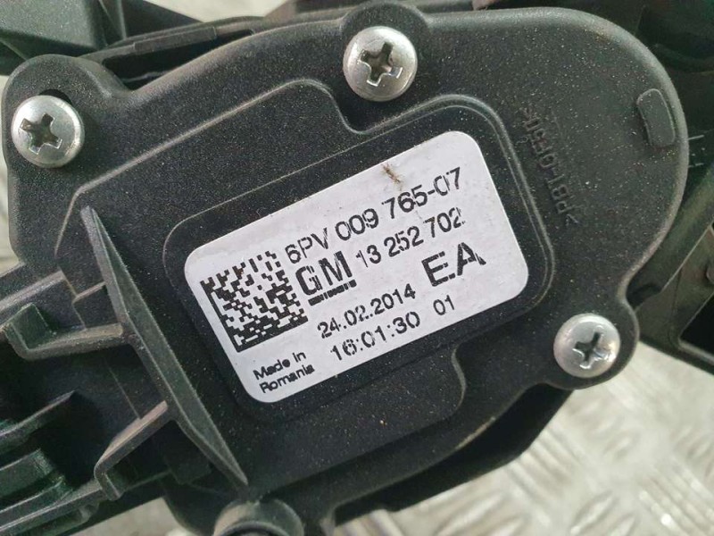 Recambio de potenciometro pedal para opel astra j lim. cosmo referencia OEM IAM 13252702 6PV00976507 