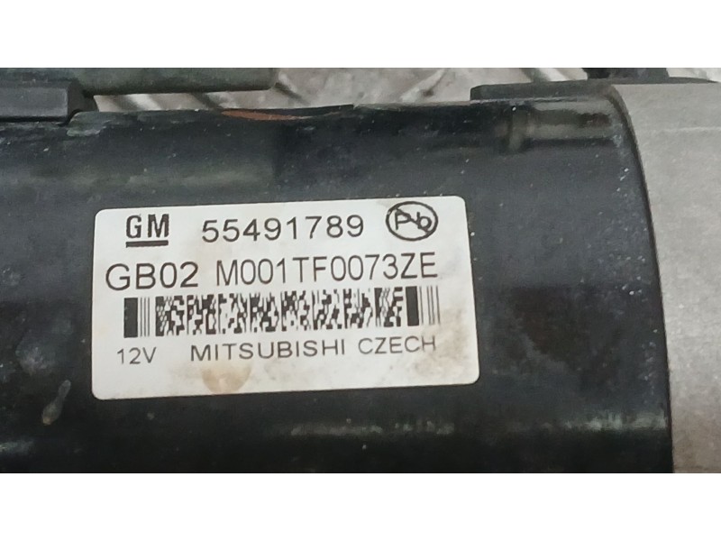 Recambio de motor arranque para opel mokka / mokka x (j13) 1.6 cdti (_76) referencia OEM IAM 55491789 MITSUBISHI M001TF0073FE