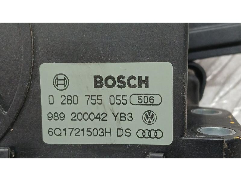 Recambio de potenciometro pedal para skoda fabia ii (542) 1.4 tdi referencia OEM IAM 6Q1721503H BOSCH 0280755055