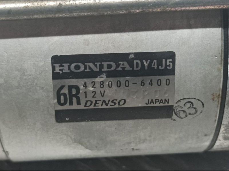 Recambio de motor arranque para honda cr-v (re) comfort referencia OEM IAM 4280006400 DY4J5 DENSO