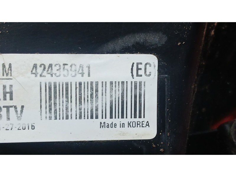 Recambio de piloto trasero derecho para opel mokka / mokka x (j13) 1.6 cdti (_76) referencia OEM IAM 42435941 ROZADO 
