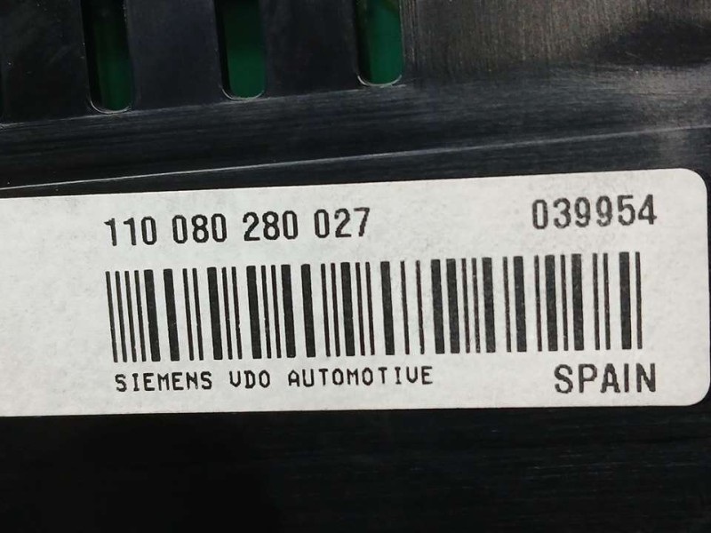 Recambio de cuadro instrumentos para seat leon (1p1) stylance / style referencia OEM IAM 1P0920823G 110080280027 SIEMENS VDO