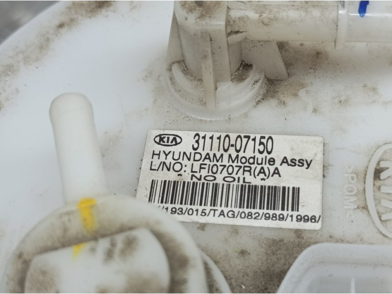 Recambio de aforador para kia picanto concept referencia OEM IAM 3111007150  