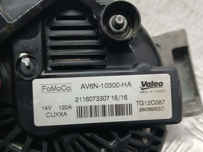 Recambio de alternador para ford fiesta (ccn) trend referencia OEM IAM AV6N10300HA 2606952C VALEO