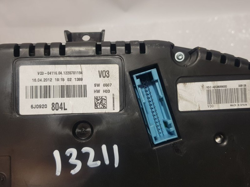Recambio de cuadro instrumentos para seat ibiza (6j5) stylance / style referencia OEM IAM 6J0950804L A2C35059000 VDO