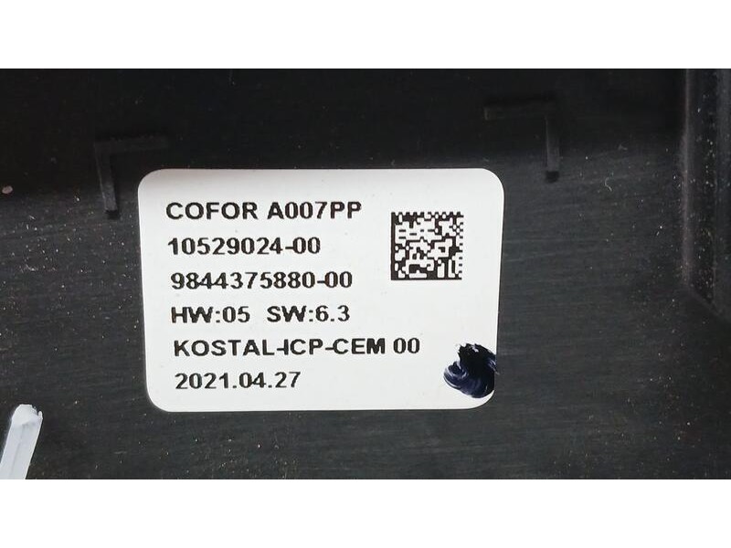 Recambio de mando climatizador para citroën c4 1.5 hdi referencia OEM IAM 9844375880  10529024