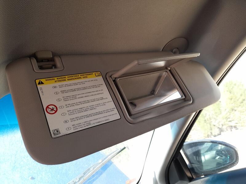 Recambio de parasol derecho para chevrolet cruze (j300) 1.6 referencia OEM IAM 95034276  