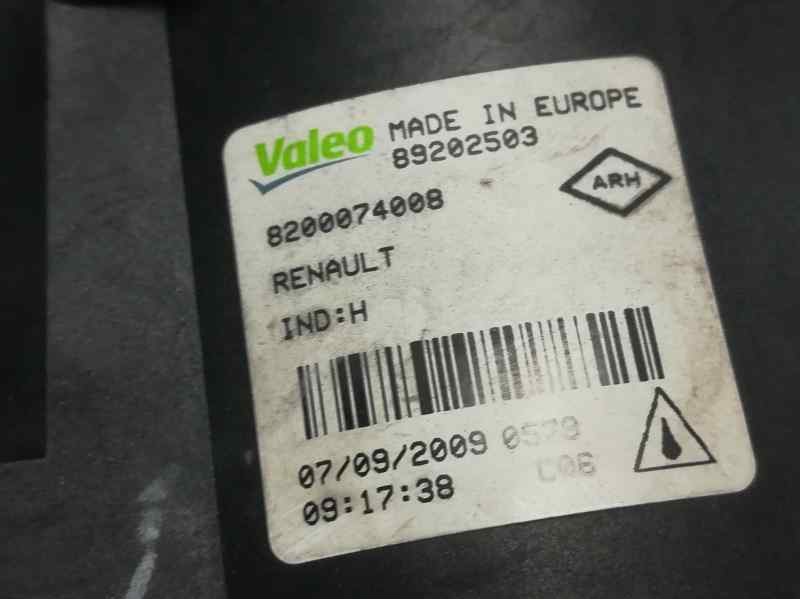 Recambio de faro antiniebla derecho para renault megane iii coupe dynamique referencia OEM IAM 8200074008 89202503 VALEO