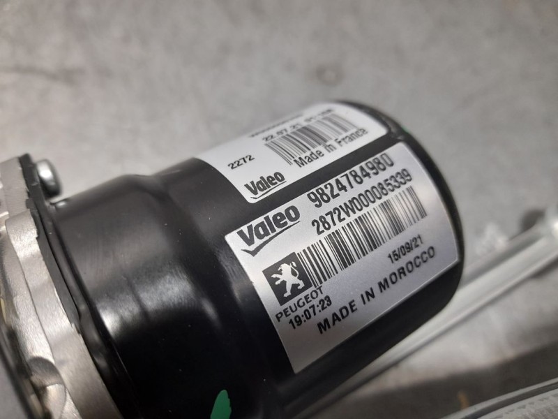 Recambio de motor limpia delantero para citroën c4 1.5 hdi referencia OEM IAM 9824784980 2872W000085339 VALEO