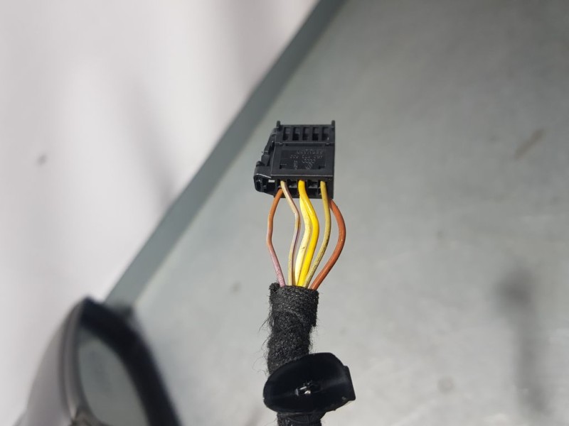 Recambio de retrovisor derecho para volkswagen polo (6r1) advance referencia OEM IAM 6R1857508K  ELECTRICO 6 CABLES