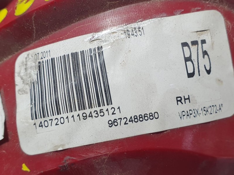 Recambio de piloto trasero derecho paragolpes para citroën ds4 sport referencia OEM IAM 9672488680  