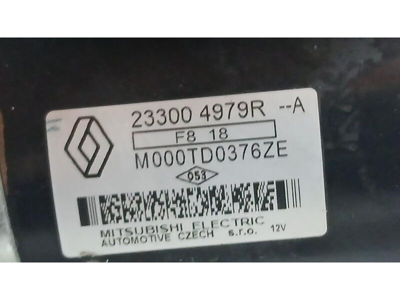 Recambio de motor arranque para nissan qashqai ii (j11, j11_) 1.2 dig-t referencia OEM IAM 233004979R MITSUBISHI M000TD0376ZE
